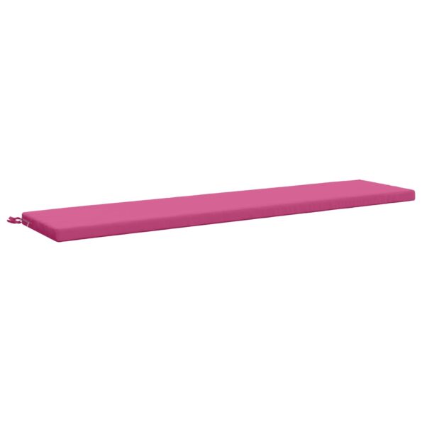 vidaXL Vankúš na lavičku SOEST 100% polyester Ružová 200 x 40 x 5 cm – Obrázok 2