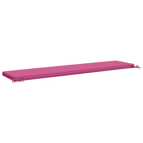 vidaXL Vankúš na lavičku SOEST 100% polyester Ružová 200 x 40 x 5 cm – Obrázok 5