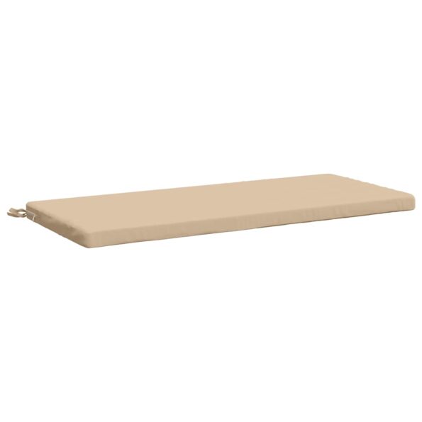vidaXL Vankúš na lavičku SOEST 100% polyester Krémová 110 x 50 x 5 cm – Obrázok 2