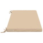 vidaXL Vankúš na lavičku SOEST 100% polyester Krémová 110 x 50 x 5 cm – Obrázok 4