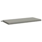 vidaXL Vankúš na lavičku SOEST 100% polyester Sivá 110 x 50 x 5 cm – Obrázok 2