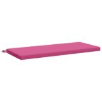 vidaXL Vankúš na lavičku SOEST 100% polyester Ružová 110 x 50 x 5 cm – Obrázok 2