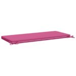 vidaXL Vankúš na lavičku SOEST 100% polyester Ružová 110 x 50 x 5 cm – Obrázok 5