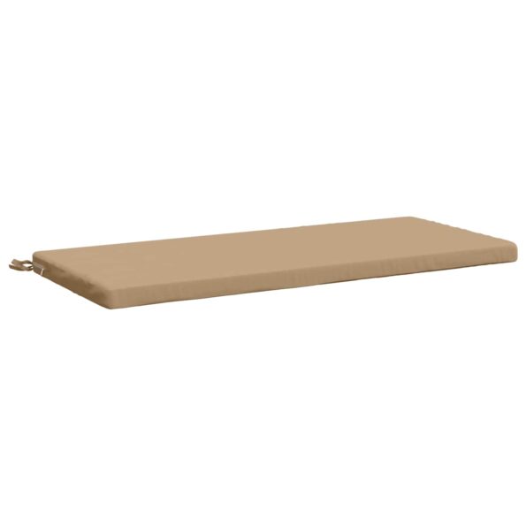 vidaXL Vankúš na lavičku SOEST 100% polyester Piesková 120 x 50 x 5 cm – Obrázok 2