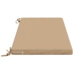 vidaXL Vankúš na lavičku SOEST 100% polyester Piesková 120 x 50 x 5 cm – Obrázok 4
