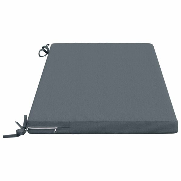 vidaXL Vankúš na lavičku SOEST 100% polyester Modrá 120 x 50 x 5 cm – Obrázok 4