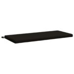 vidaXL Vankúš na lavičku SOEST 100% polyester Čierna 120 x 50 x 5 cm – Obrázok 2