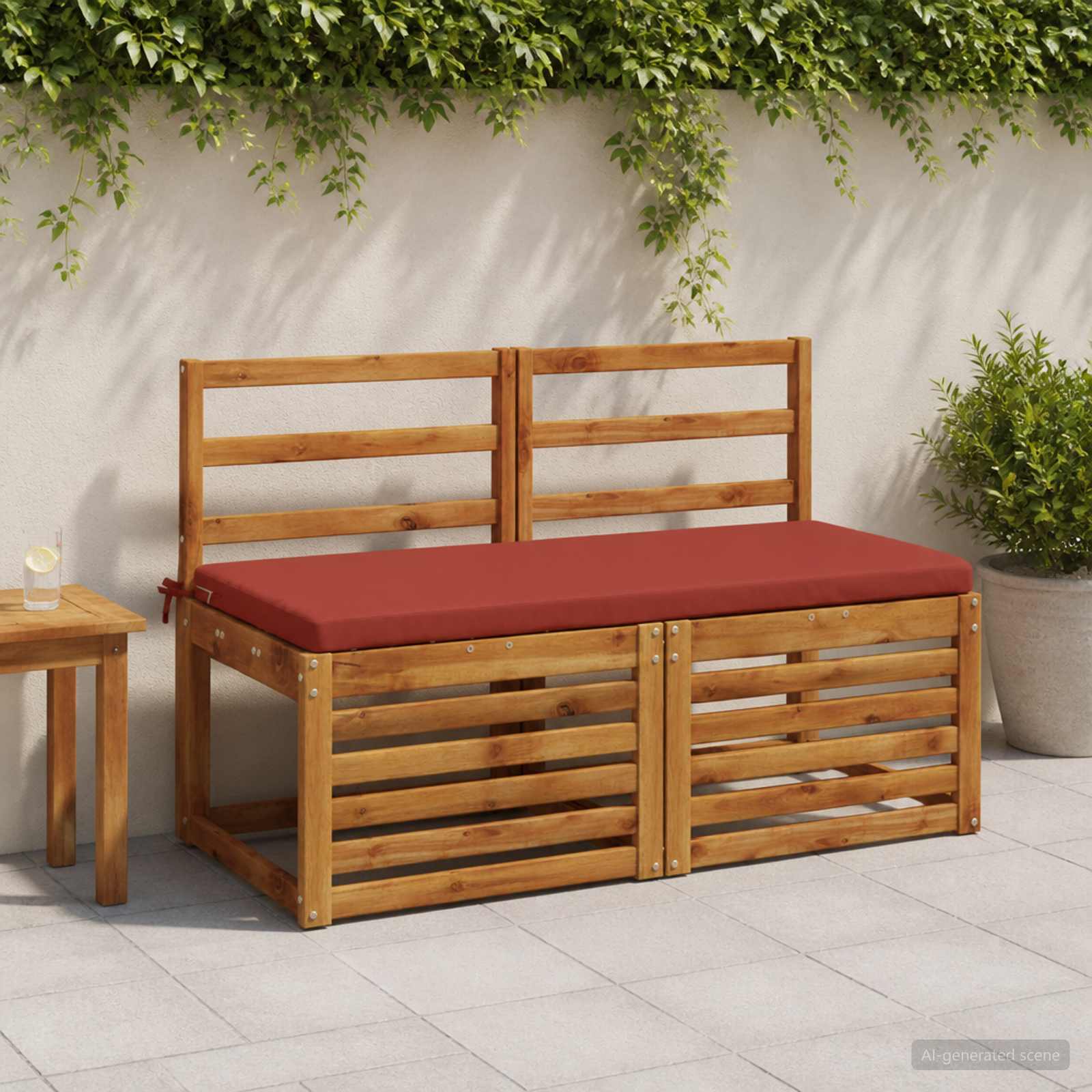 949328_1.jpg vidaXL Vankúš na lavičku SOEST 100% polyester Červená 120 x 50 x 5 cm – Obrázok 1