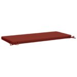 vidaXL Vankúš na lavičku SOEST 100% polyester Červená 120 x 50 x 5 cm – Obrázok 5