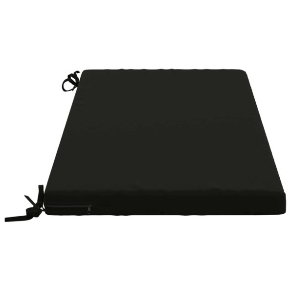 vidaXL Vankúš na lavičku SOEST 100% polyester Čierna 120 x 50 x 5 cm – Obrázok 4