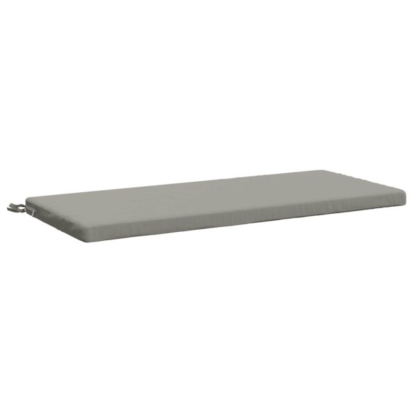 vidaXL Vankúš na lavičku SOEST 100% polyester Sivá 120 x 50 x 5 cm – Obrázok 2