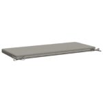 vidaXL Vankúš na lavičku SOEST 100% polyester Sivá 120 x 50 x 5 cm – Obrázok 5