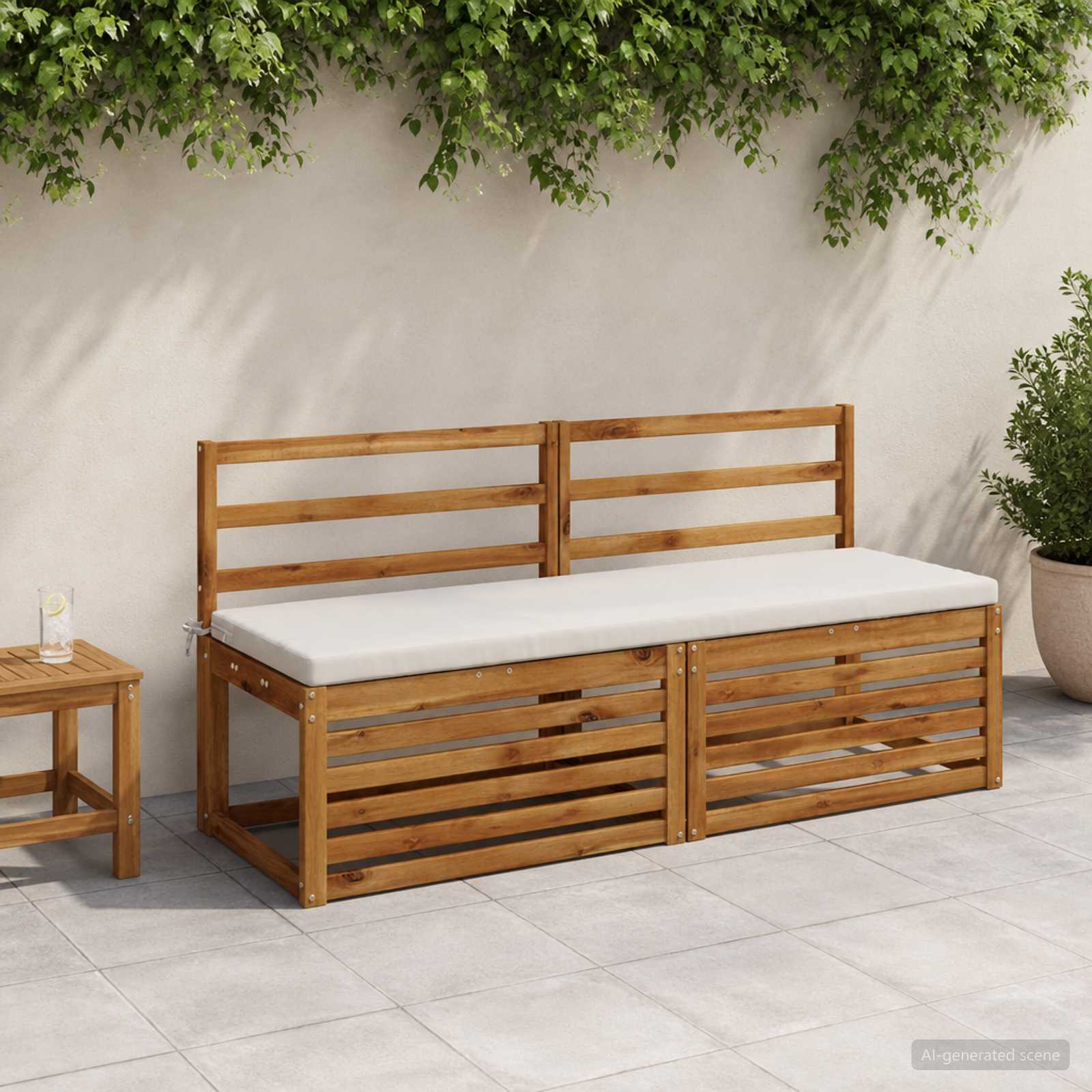 949376_1.jpg vidaXL Vankúš na lavičku SOEST 100% polyester Biela 140 x 50 x 5 cm – Obrázok 1