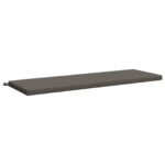 vidaXL Vankúš na lavičku SOEST 100% polyester Sivá 140 x 50 x 5 cm – Obrázok 2