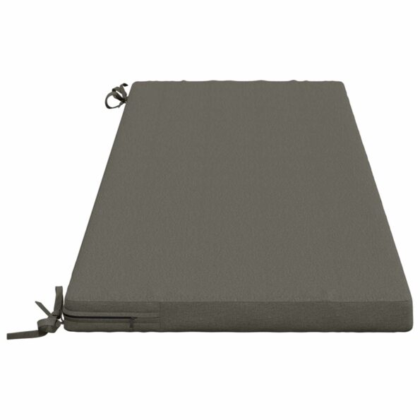 vidaXL Vankúš na lavičku SOEST 100% polyester Sivá 140 x 50 x 5 cm – Obrázok 4