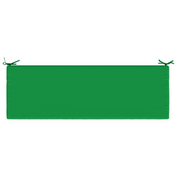 vidaXL Vankúš na lavičku SOEST 100% polyester Zelená 140 x 50 x 5 cm – Obrázok 6