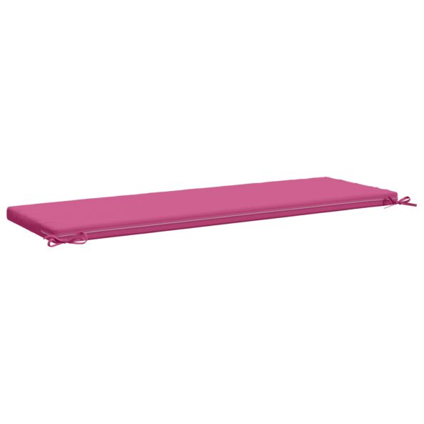 vidaXL Vankúš na lavičku SOEST 100% polyester Ružová 140 x 50 x 5 cm – Obrázok 5