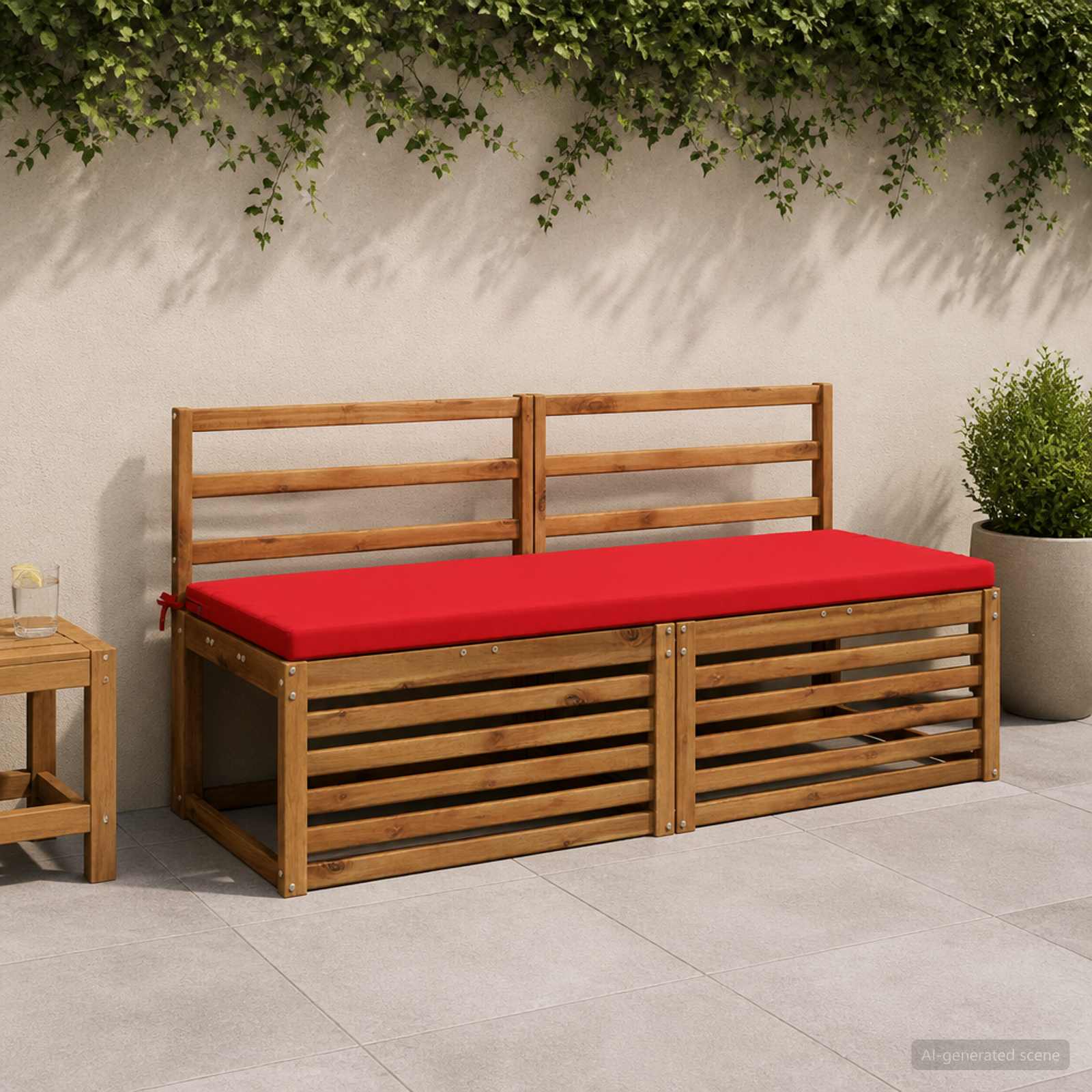 949420_1.jpg vidaXL Vankúš na lavičku SOEST 100% polyester Červená 140 x 50 x 5 cm – Obrázok 1