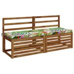 vidaXL Vankúš na lavičku SOEST 100% polyester Viacfarebný – Obrázok 3