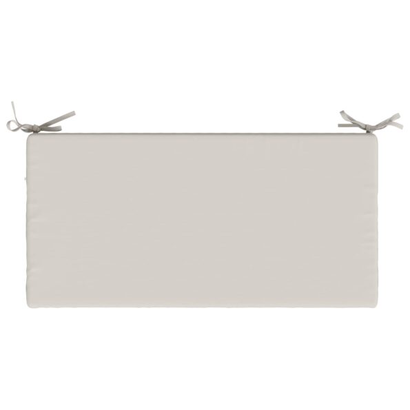 vidaXL Vankúš na lavičku SOEST 100% polyester Biela 60 x 40 x 8 cm – Obrázok 6