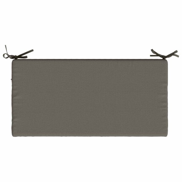 vidaXL Vankúš na lavičku SOEST 100% polyester Sivá 60 x 40 x 8 cm – Obrázok 6