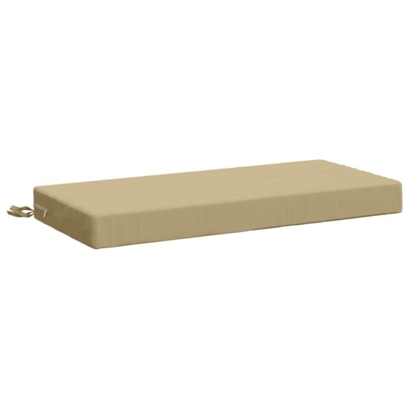 vidaXL Vankúš na lavičku SOEST 100% polyester Béžová 60 x 40 x 8 cm – Obrázok 2