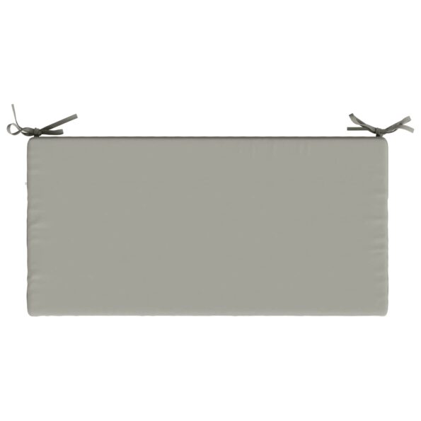 vidaXL Vankúš na lavičku SOEST 100% polyester Sivá 60 x 40 x 8 cm – Obrázok 6