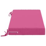 vidaXL Vankúš na lavičku SOEST 100% polyester Ružová 60 x 40 x 8 cm – Obrázok 4