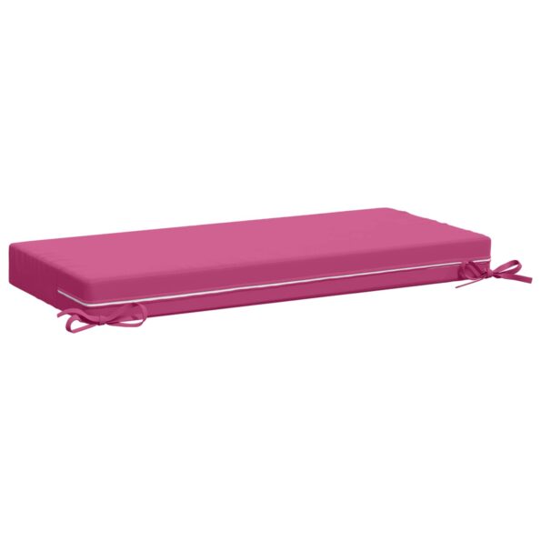vidaXL Vankúš na lavičku SOEST 100% polyester Ružová 60 x 40 x 8 cm – Obrázok 5