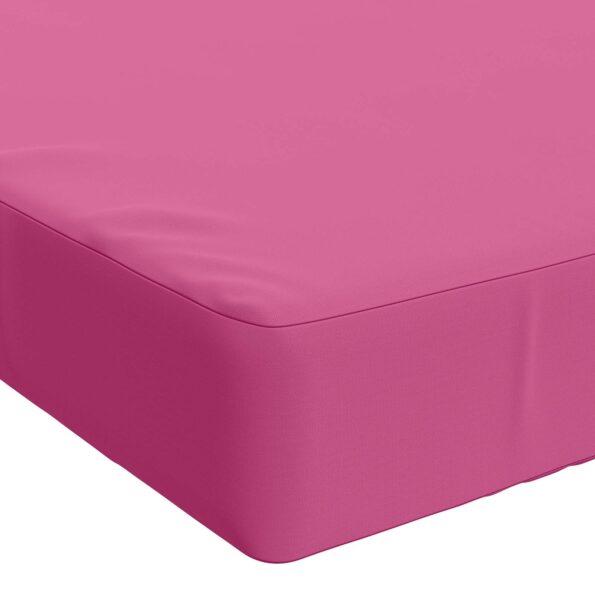 vidaXL Vankúš na lavičku SOEST 100% polyester Ružová 60 x 40 x 8 cm – Obrázok 7