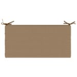 vidaXL Vankúš na lavičku SOEST 100% polyester Sivohnedá 60 x 40 x 8 cm – Obrázok 6