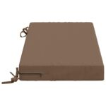 vidaXL Vankúš na lavičku SOEST 100% polyester Sivohnedá 80 x 40 x 8 cm – Obrázok 4