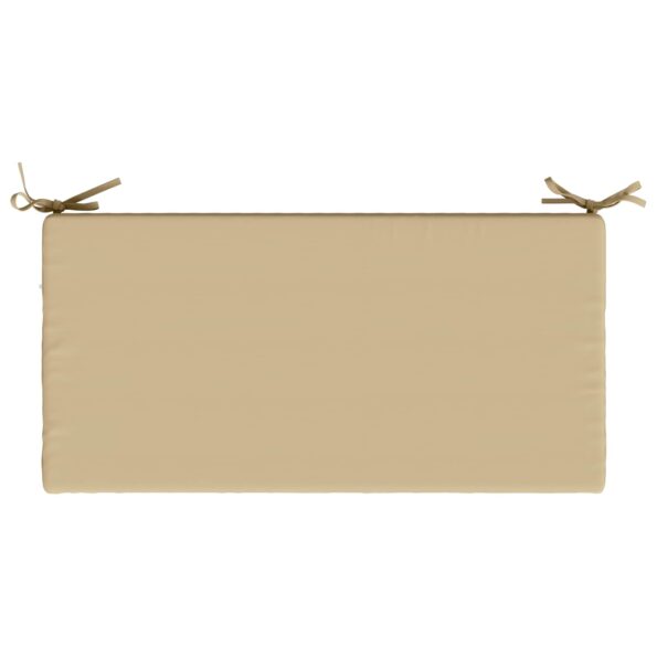 vidaXL Vankúš na lavičku SOEST 100% polyester Béžová 80 x 40 x 8 cm – Obrázok 6