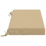 vidaXL 2-dielne podušky na lavicu SOEST 2 ks 100% polyester Béžová – Obrázok 5