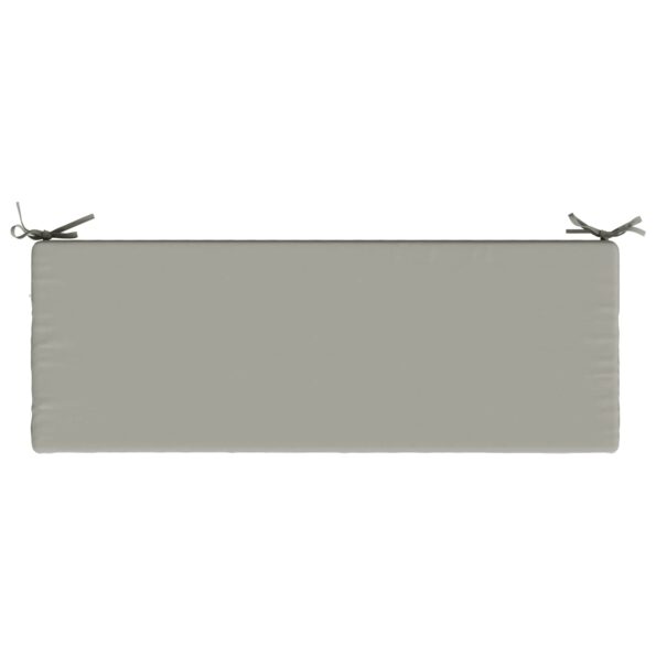 vidaXL Vankúš na lavičku SOEST 100% polyester Sivá 100 x 40 x 8 cm – Obrázok 5