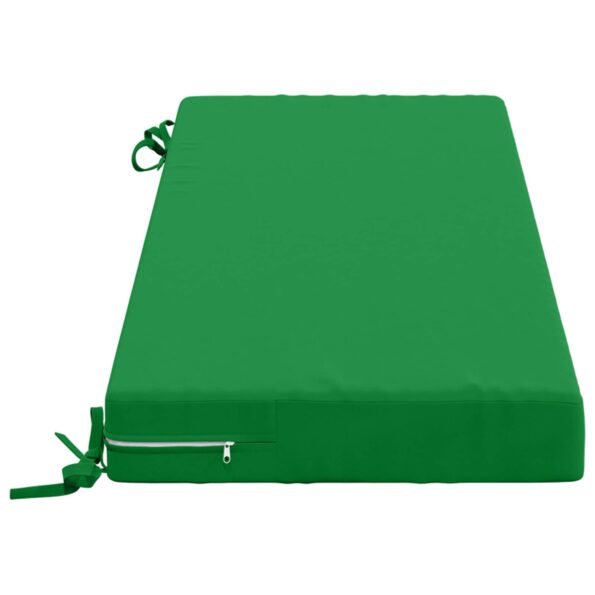 vidaXL Vankúš na lavičku SOEST 100% polyester Zelená 100 x 40 x 8 cm – Obrázok 4