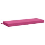 vidaXL Vankúš na lavičku SOEST 100% polyester Ružová 100 x 40 x 8 cm – Obrázok 2