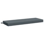vidaXL Vankúš na lavičku SOEST 100% polyester Modrá 110 x 40 x 8 cm – Obrázok 2