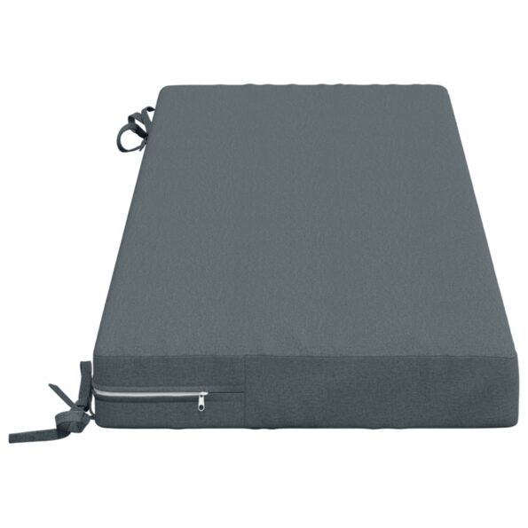 vidaXL Vankúš na lavičku SOEST 100% polyester Modrá 110 x 40 x 8 cm – Obrázok 4