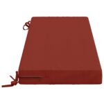 vidaXL 2-dielne podušky na lavicu SOEST 2 ks 100% polyester Červená – Obrázok 5