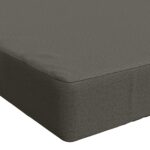 vidaXL Vankúš na lavičku SOEST 100% polyester Sivá 120 x 40 x 8 cm – Obrázok 7