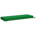 vidaXL Vankúš na lavičku SOEST 100% polyester Zelená 120 x 40 x 8 cm – Obrázok 5