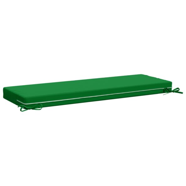 vidaXL Vankúš na lavičku SOEST 100% polyester Zelená 120 x 40 x 8 cm – Obrázok 5