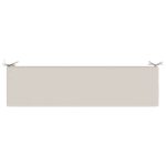 vidaXL Vankúš na lavičku SOEST 100% polyester Biela 140 x 40 x 8 cm – Obrázok 6