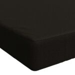 vidaXL Vankúš na lavičku SOEST 100% polyester Čierna 140 x 40 x 8 cm – Obrázok 7