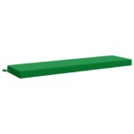 vidaXL Vankúš na lavičku SOEST 100% polyester Zelená 140 x 40 x 8 cm – Obrázok 2