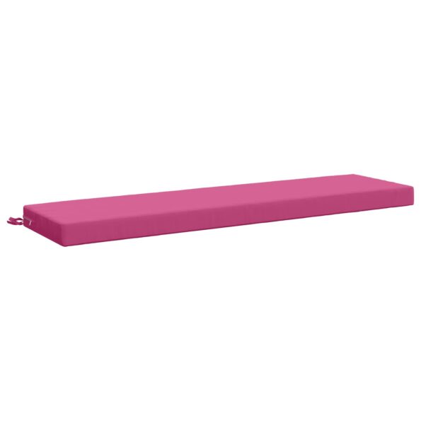 vidaXL Vankúš na lavičku SOEST 100% polyester Ružová 140 x 40 x 8 cm – Obrázok 2