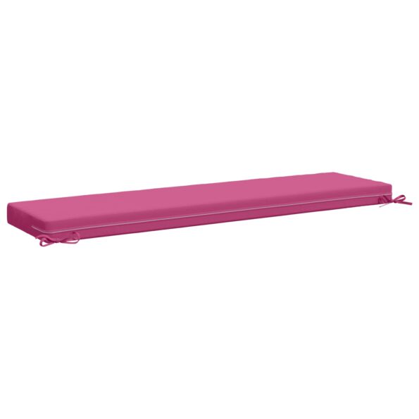 vidaXL Vankúš na lavičku SOEST 100% polyester Ružová 140 x 40 x 8 cm – Obrázok 5