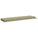vidaXL Vankúš na lavičku SOEST 100% polyester Svetlo zelená – Obrázok 5