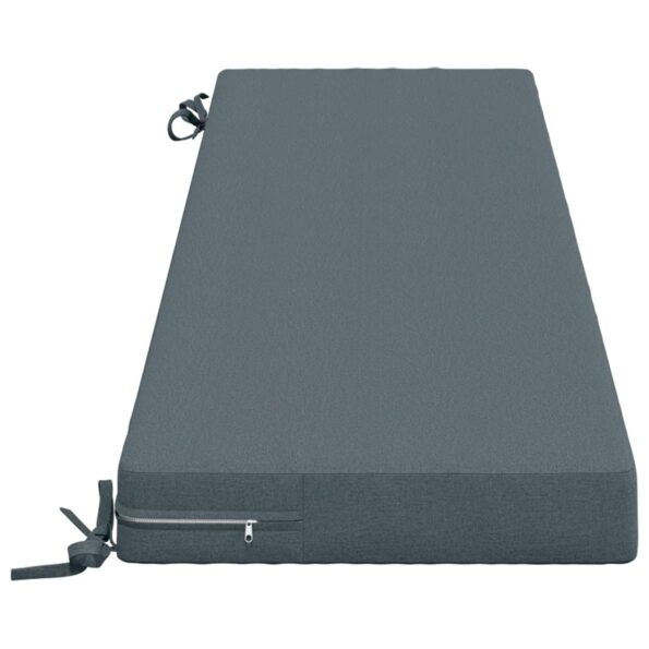 vidaXL Vankúš na lavičku SOEST 100% polyester Modrá 150 x 40 x 8 cm – Obrázok 4